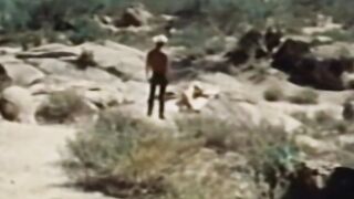 Retro-dudess vintage gay sex outdoors with ball sucking