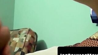 Amature Guy Jerking Off On Bed With Big Load Blasting Chest