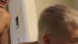 White-Haired Hunk's Ass Slapping Anal Adventure
