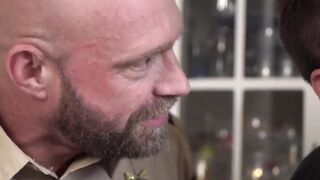 Rimjob Rough Sex with Step-Daddy & Twinks Bare Back Action