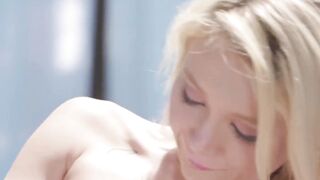 Blondie Bombshell Athena Bay & Dakota Sky Tribal Lesbian Sex Adventure