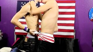 Raw Twinks Bareback Threesome Action" or "Three's A Crowd But Two Is Better!