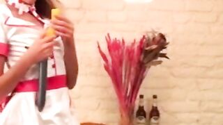 Erotic Solo Female - Brunette Babe Masturbates With Toys And Dildo