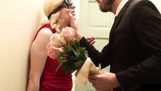 Bondage Blossom - Submissive MILF Swinger Plays Dual Roles in Threesome