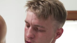 Anal Breeders - Anal Creampie with Older Man on Young Guy's Ass