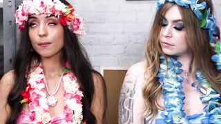 Throat-Fucking Lesbians In Costume Party Orgy" - Old Video with New Tagging & Editing
