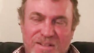 Hairiest Old Guy Jerking Off And Splattering A Massive Load