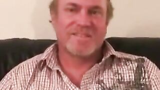 Hairiest Old Guy Jerking Off And Splattering A Massive Load