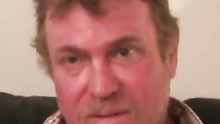 Hairiest Old Guy Jerking Off And Splattering A Massive Load