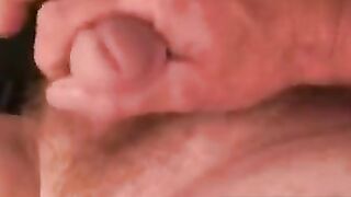 Hairiest Old Guy Jerking Off And Splattering A Massive Load