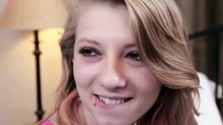 Teen Mega-Fingers Pounded by Huge Dildo in Teens First Anal Experience