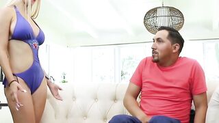 Step-Daddy's Little Slutty Princess Fucks Her Stepfather in His Office