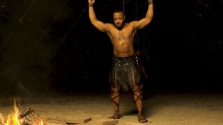 Black Hunk Edges White Guy in Intense BDSM Scene