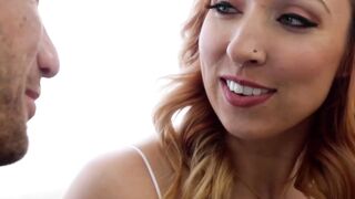 Busty Red Head Milf Sloppy Blowjob & Facial on Big Dick - POV
