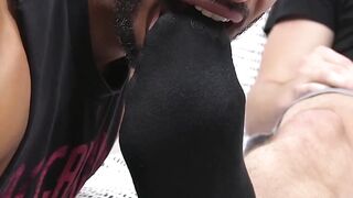Black Beauties" or "Ebony Foot Worship with Big Black Dick" (Pornhub-friendly)