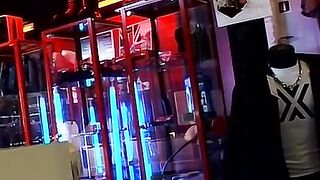 Bondage Babe's Ass Spanked Red By Friend In Rough Bondage Play