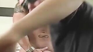 Piercing Nipples & Ball Lickings: Huge Load On Hot Body Of Manual DeBoxer