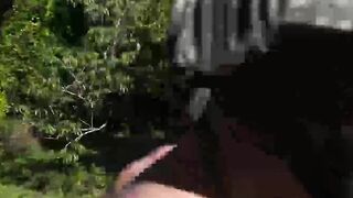 Outdoors Hottie Blows & Rides Big Dick Cowboy Style in Wild West