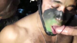 Outdoors Hottie Blows & Rides Big Dick Cowboy Style in Wild West