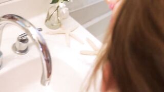 Step-Daughter's Sloppy Blowjob - Step Dad Fucks His Hot Teen Doll