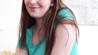 Step-Daughter's Sloppy Blowjob - Step Dad Fucks His Hot Teen Doll