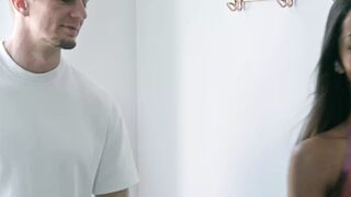 Asian Bombshell Seduced By Neighbor For A Wild One Night Stand