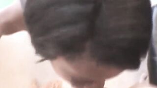 Slender african 18 year old fucks white dick
