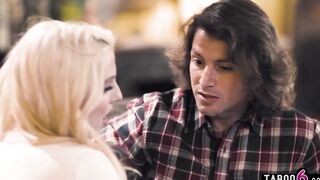 Old mom mommy Christie Stevens convinced stepson to stay
