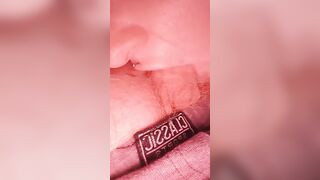 Shy bbw sucking off Penis