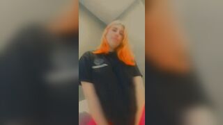 lolafuccbunny pose inside Goddess pink pants