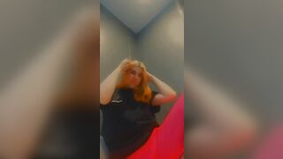 lolafuccbunny pose inside Goddess pink pants