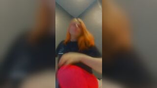 lolafuccbunny pose inside Goddess pink pants