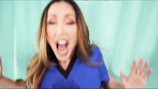 Cougar oriental Nurse Kianna Dior Takes Care of Dirty Patient