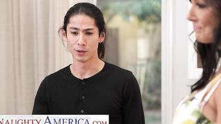 Sexsual America - Long tit Cougar Reagan Foxx gets plowed
