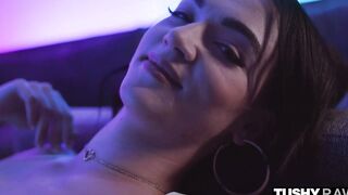 TUSHYRAW Blue-eyed goddess gets her tight butt filled up