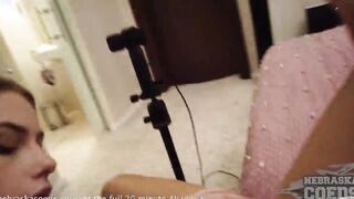POV vaping and snatch licking young margarita tongue bathing miss pussycat twat