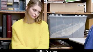 Big Boobed Blonde Shoplifter Plowed By Officer