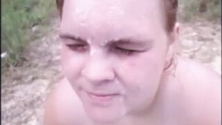 Whore Ex-Wife Swallowing Random Guys’ Cum Loads Compilation #2