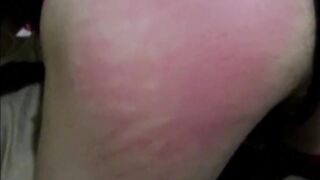 Whipping – This Sissy Bimbo Is Bruising Her Butt – Extreme Pain