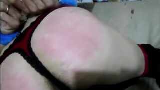 Whipping – This Sissy Bimbo Is Bruising Her Butt – Extreme Pain