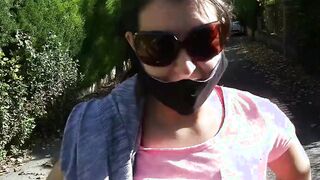 (Risky Outdoor) Bae +19 yo bimbos Blows my Cock on the street