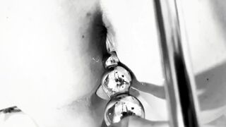 Slave Training: Fetish, anal hook, ball gag, and magic wand