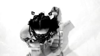 Time to feed the kitty with her favorite food