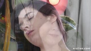 Goddess Masturbation inside Front of the Mirror with Jade