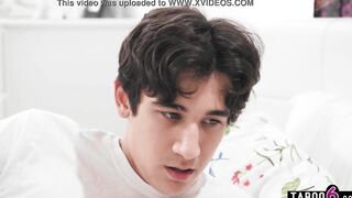 Big Titted eighteen stepsister Payton Preslee wanted to crash at bros bachelors pad