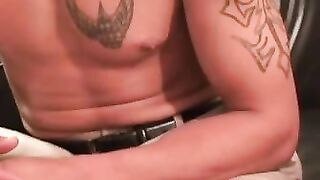 Fitness Babe With Sexy Ink Masturbating For You - Monster-Sized Dick