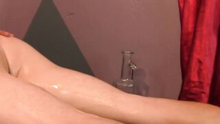 Twinks Oily Massage Session Turns into Anal Play with Toys