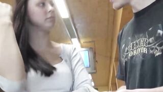 Stranger's Surprise - Older Woman Fucks Young Guy With Her Pristine Shaved Vagina
