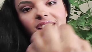 Brunette Babe Angelina Stolie Rides Huge Dick in Hardcore POV Sex