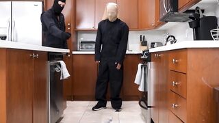 Delila Daggers' Handsome Burglar - Riding His Fat Dick & Stealing A Kiss